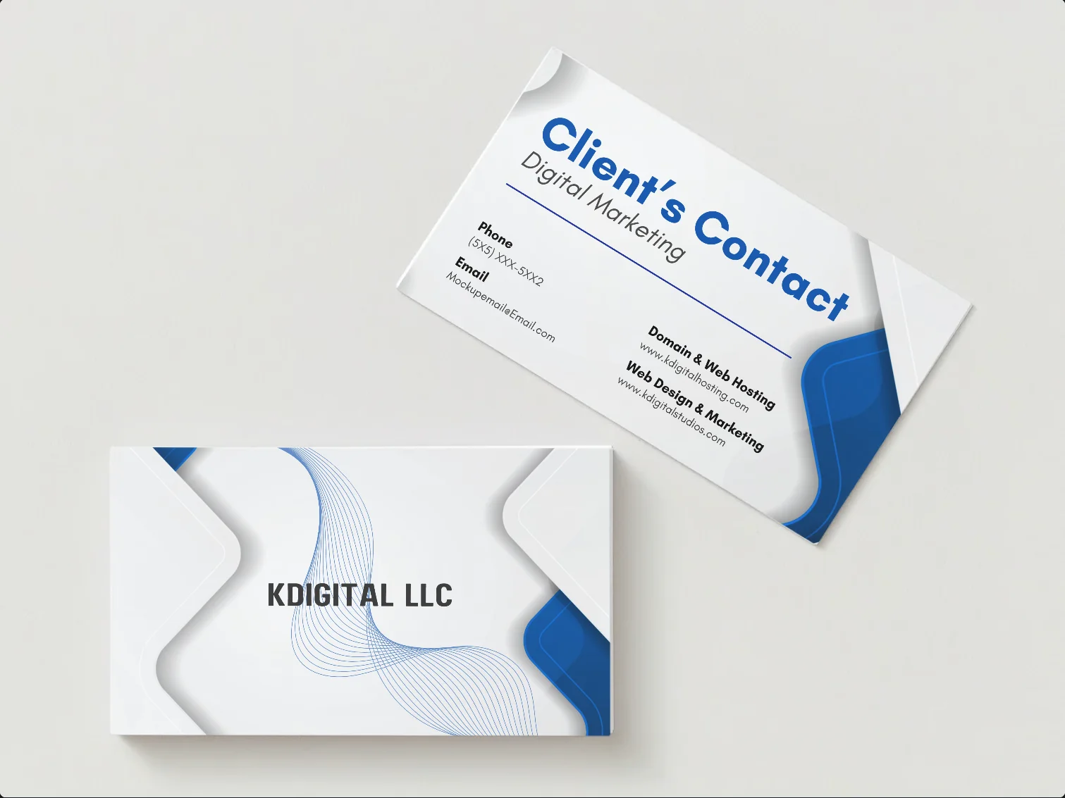KDigital Studios Portfoli Mockup Client KDigital LLC double